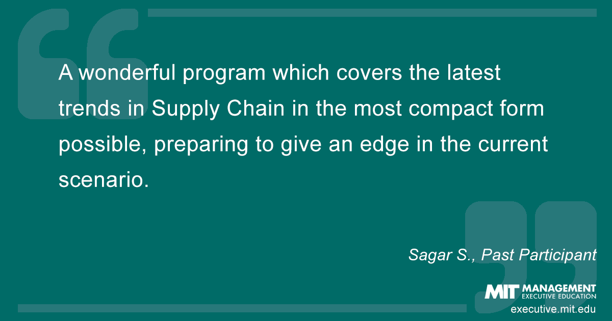 Course testimonial from past participant Sagar S.